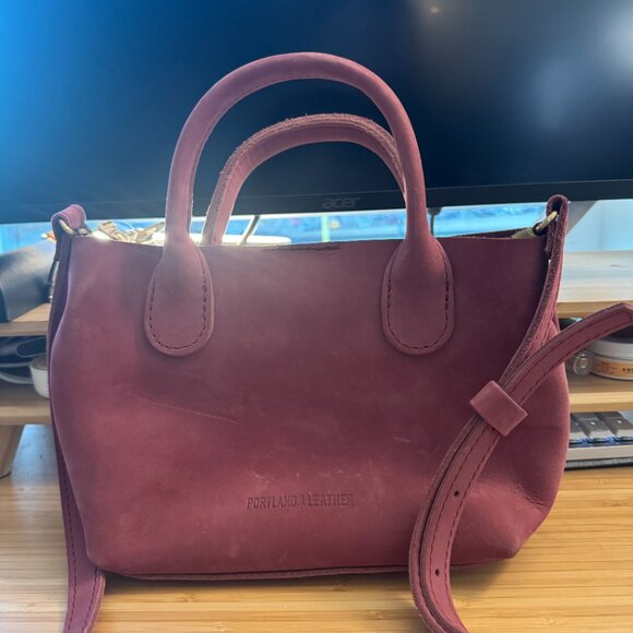 Portland Leather Goods Raindrop (Small) in Foxglove - Picture 4 of 7